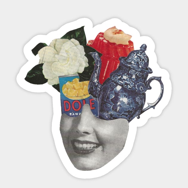 Portrait fruit tea Sticker by KiraEWong